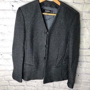 Emanuel Ungaro Button Down Black Blazer 12